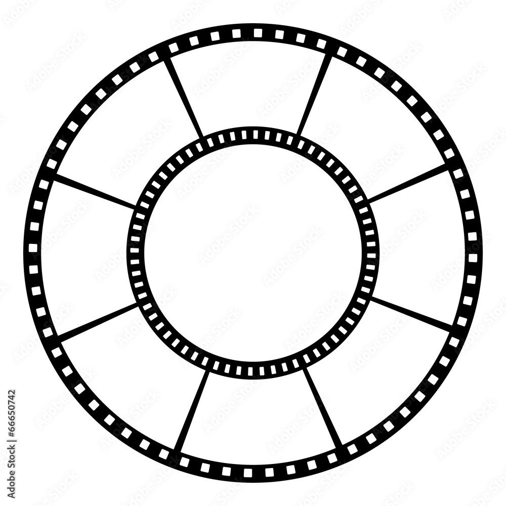 Film tape. Vector illustration.