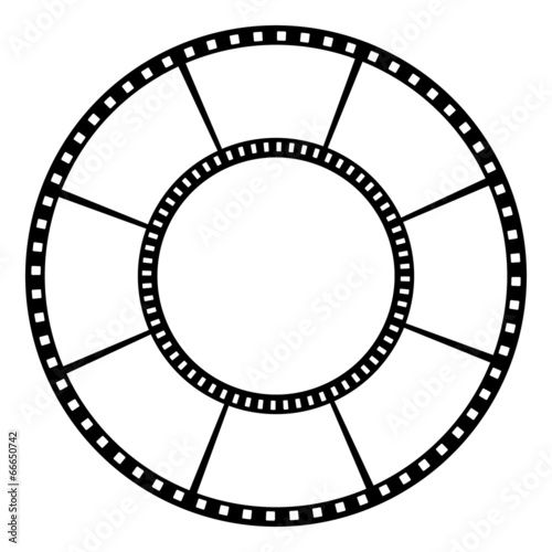 Film tape. Vector illustration.