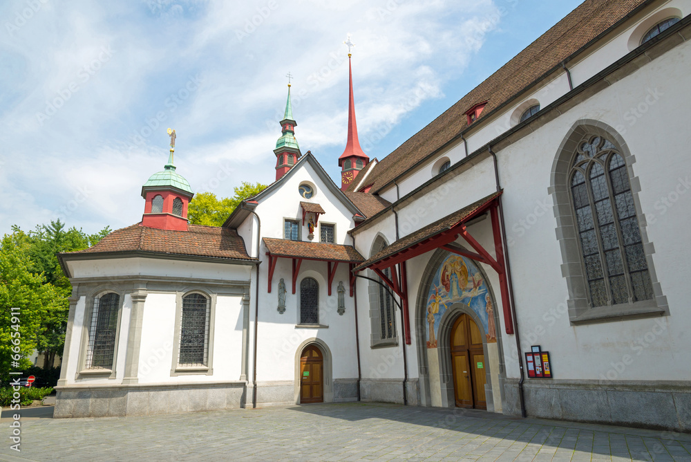 Naklejka premium Franziskanerkirche Luzern