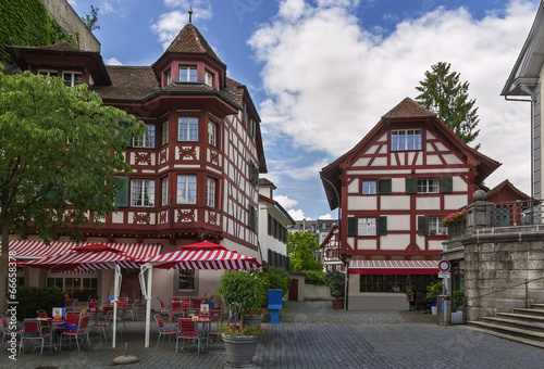 half-timbered houses, Lucerne