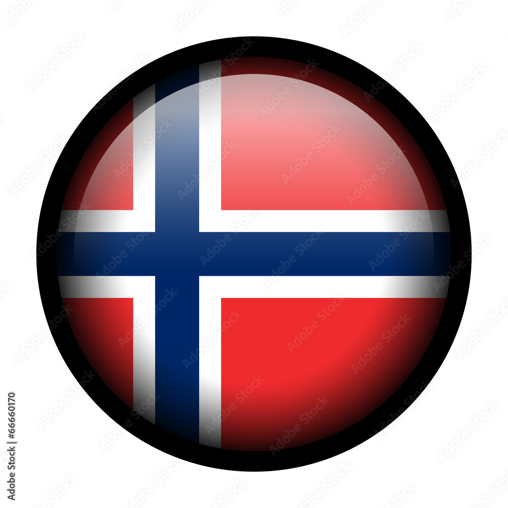 Flag button - Norway Flag button - Norway