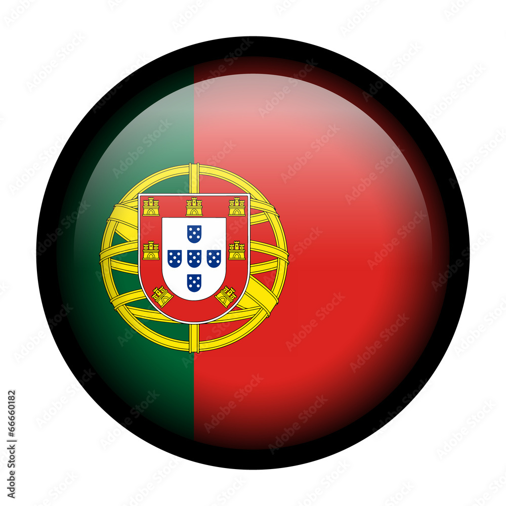 Flag button - Portugal