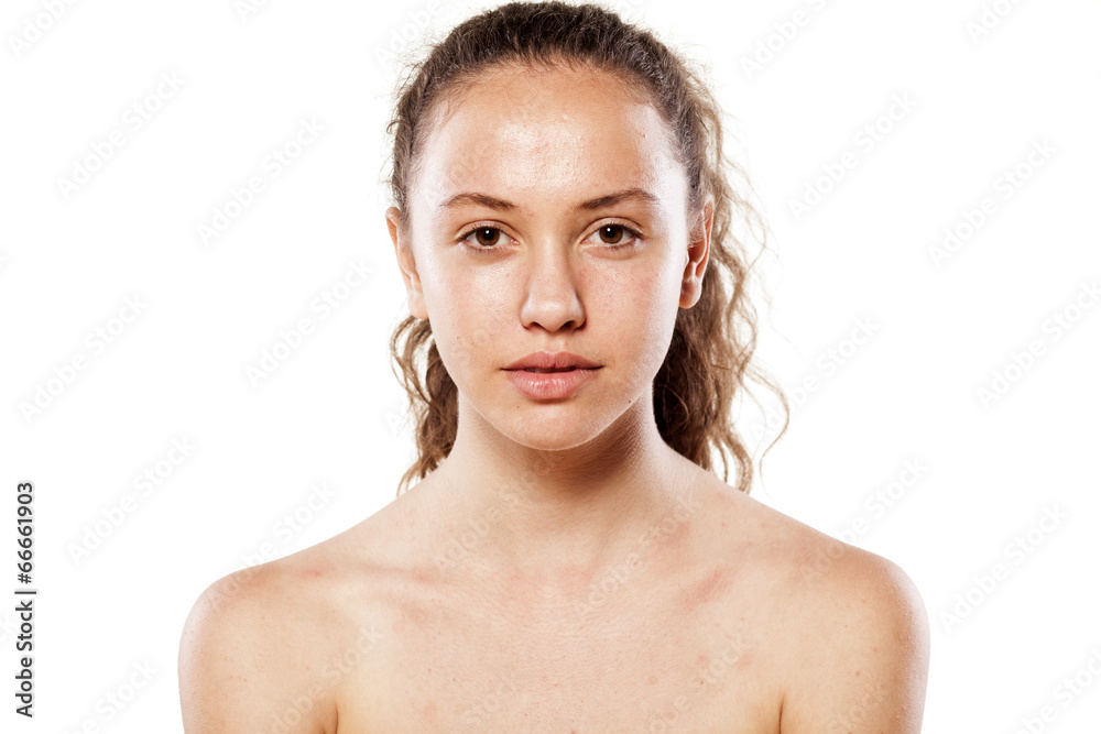 young smiling girl without makeup young smiling girl without makeup