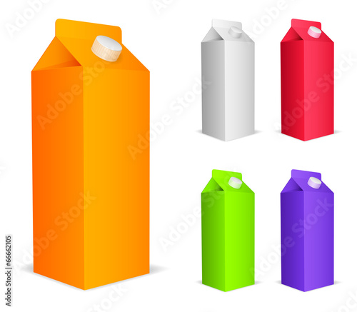 Color juice packs.