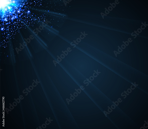 abstract cosmic radiance