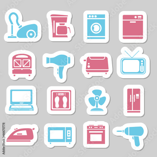 home appliance stickers