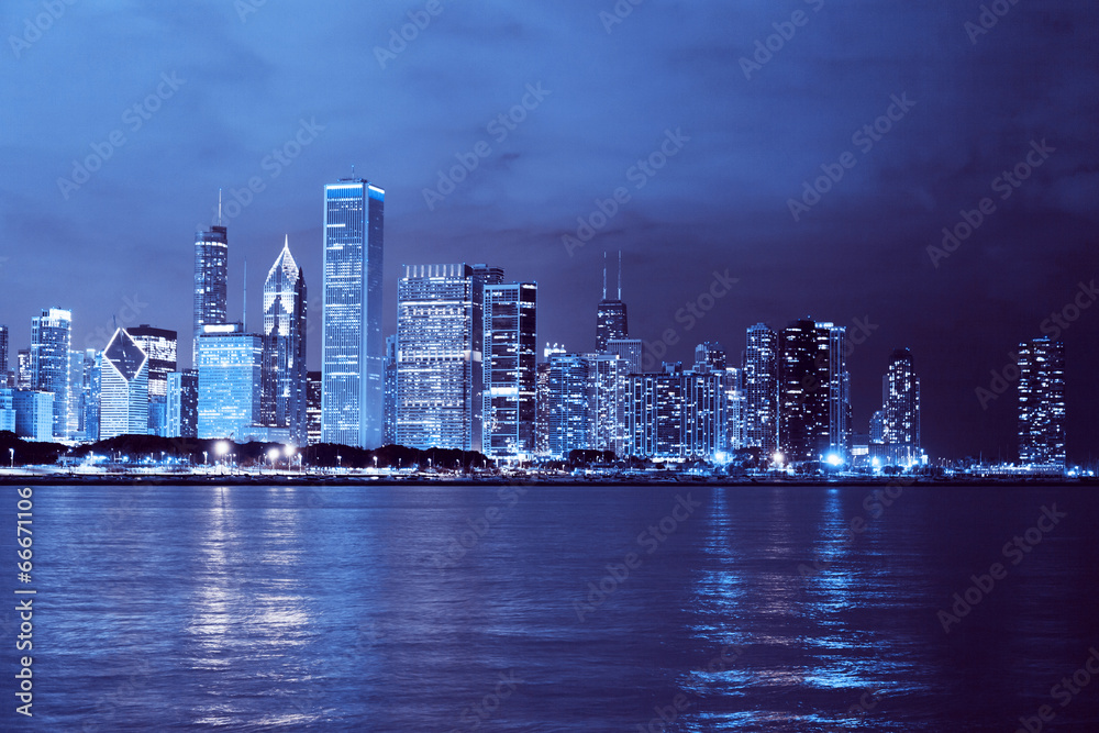 Obraz premium Business City (Chicago)
