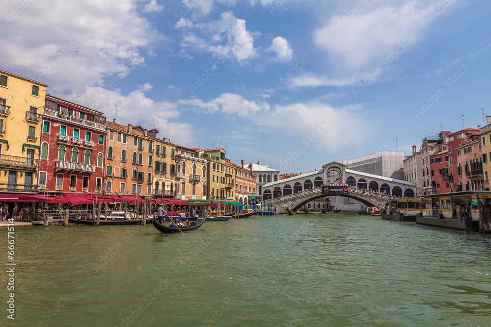 Bridge over Grand Canal in Venice