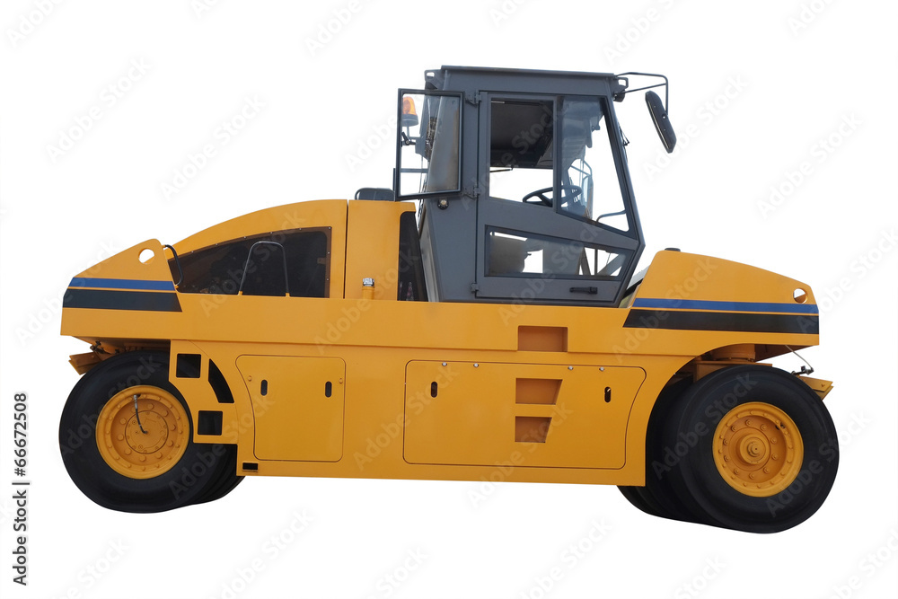 The image of road roller