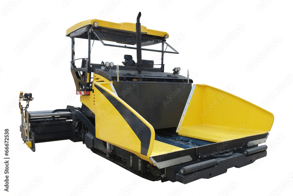 Obraz premium asphalt spreading machine