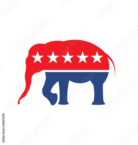 Republican Elephant symbol image.