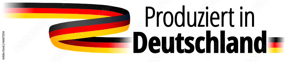 Fototapeta premium Produziert in Deuschland