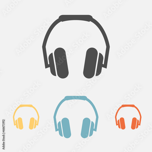 Headphone icons