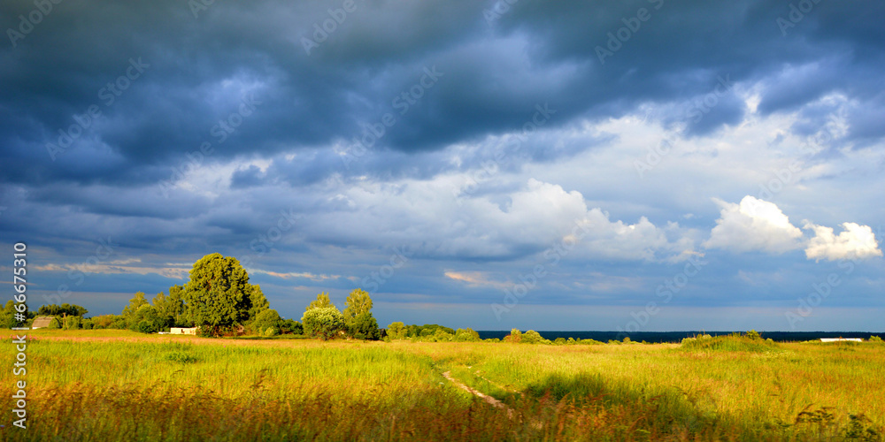 Fototapeta premium Перед дождем