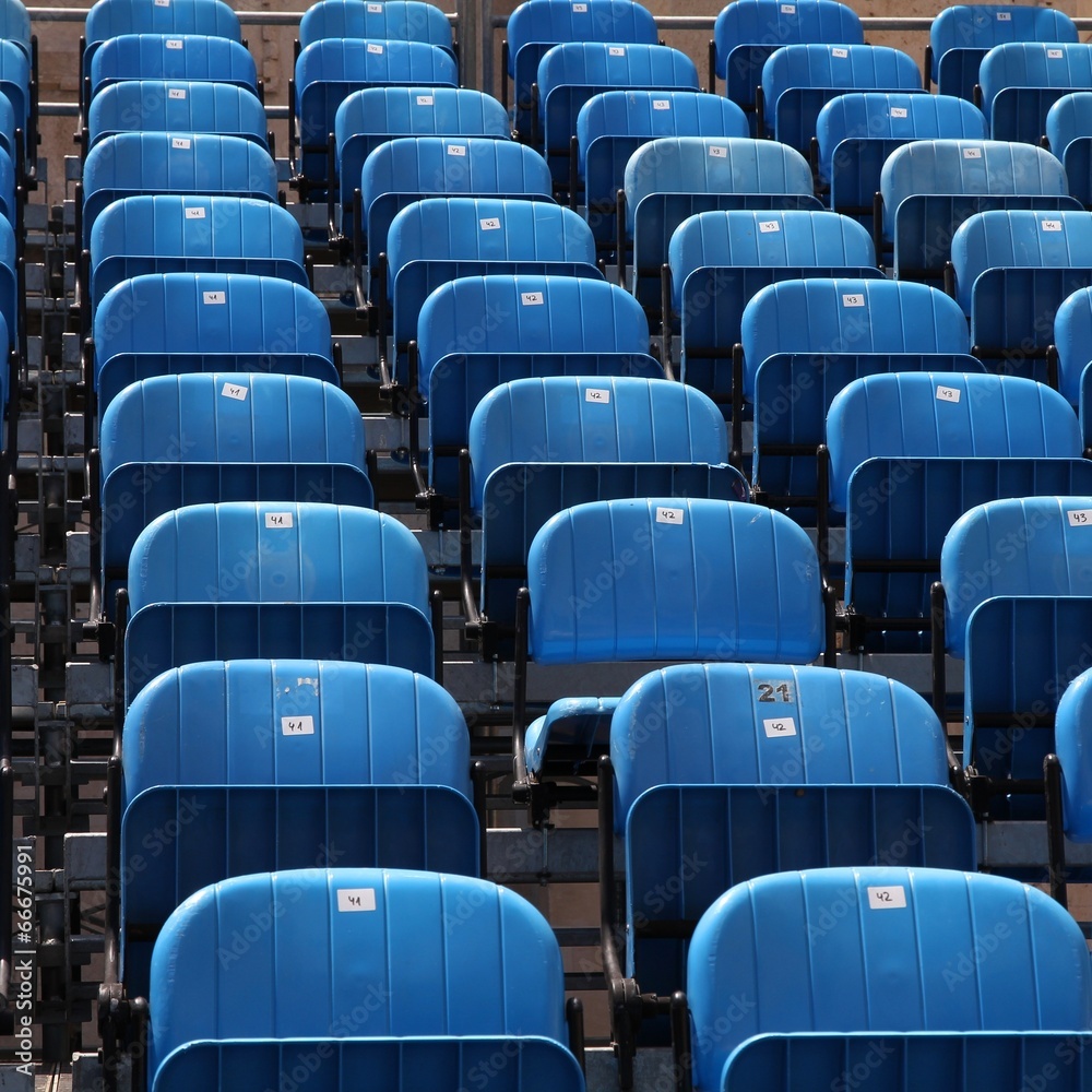 Obraz premium Blue chairs
