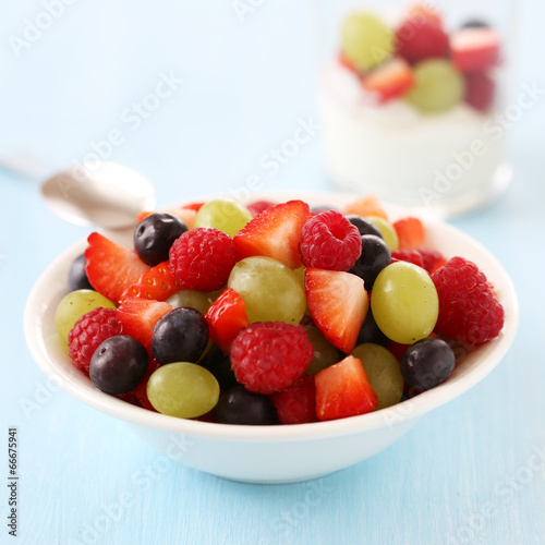 Healthy snack  berries and fruits