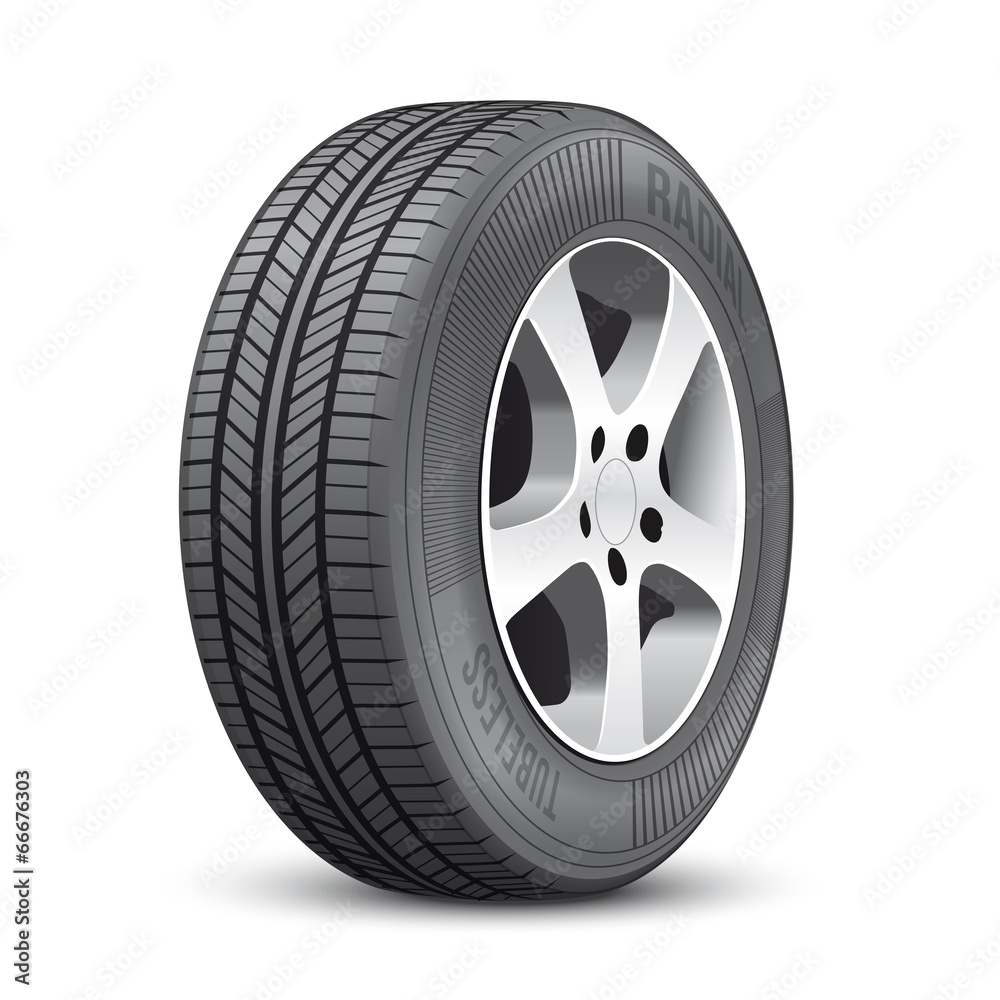 Obraz premium Car wheel