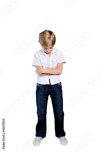upset young boy