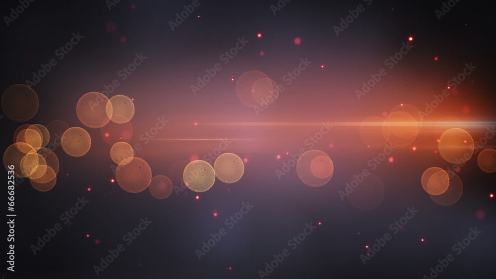 light stripe and circle bokeh techno loopable background