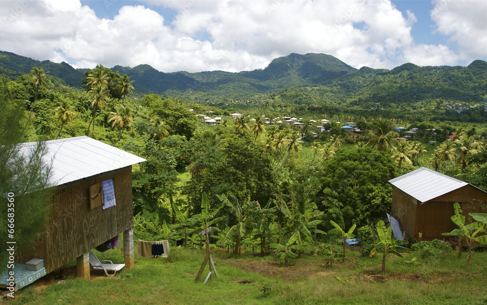 Saint Lucia Riches Fonds Traditional House Caribbean 01