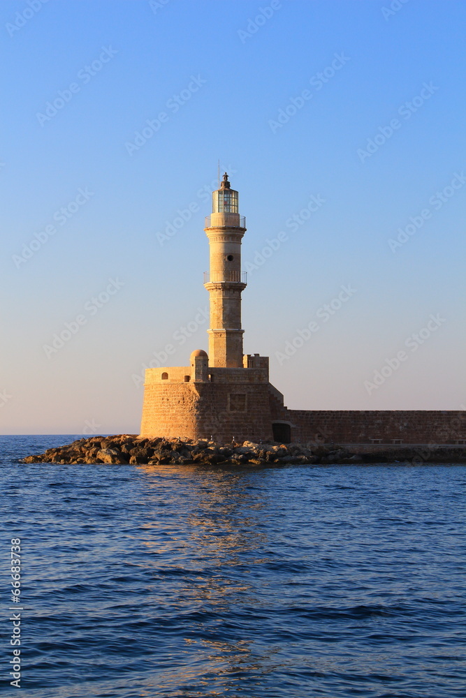 Lighthouse Chania Crete day shot