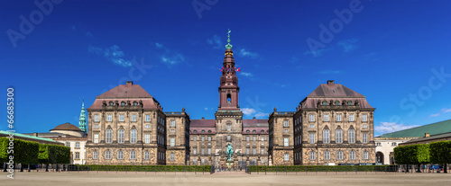 Christiansborg Palace in Copenhagen, Denmark