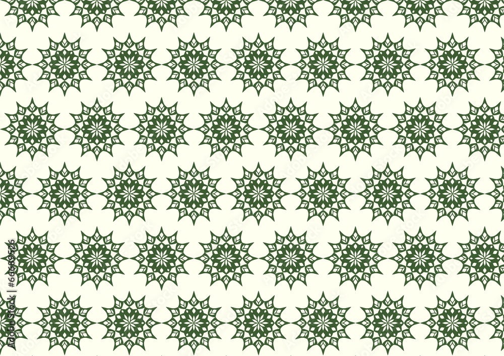 Dark Green Retro Bloom and Arrow Shape and Lobe Pattern on Paste Dark Green Retro Bloom and Arrow Shape and Lobe Pattern on Paste