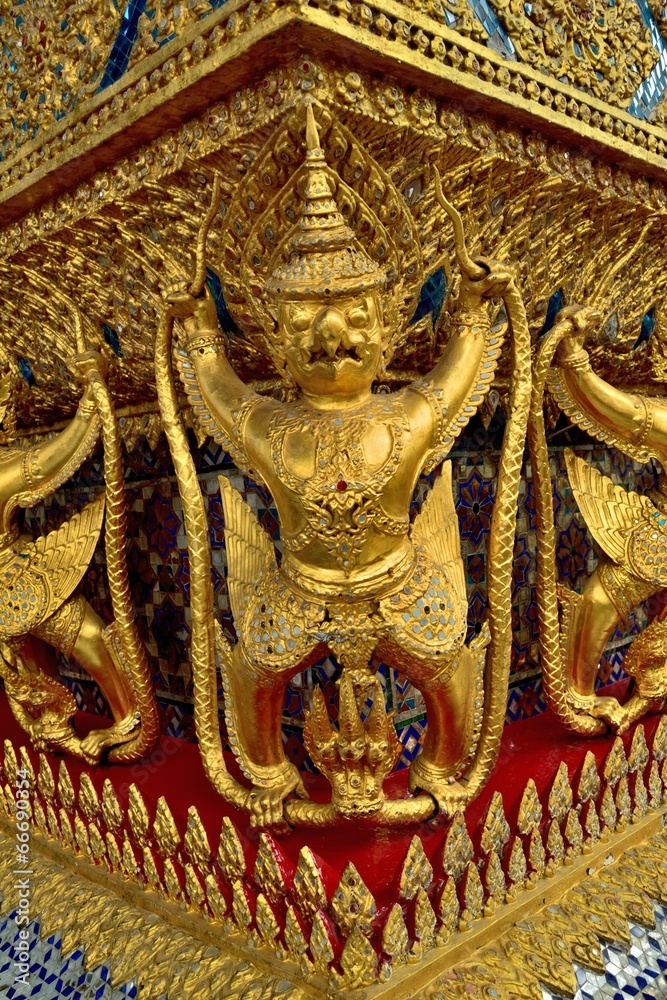 Obraz premium Wat Phra Kaeo, Bangkok, Thailand