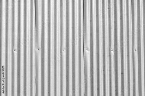 corrugated iron sheets wall.