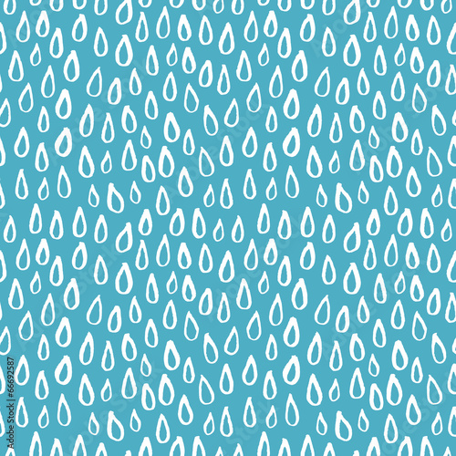 Seamless pattern of raindrops