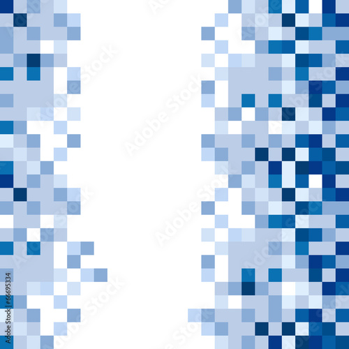 Abstract Blue Squares Background Vector
