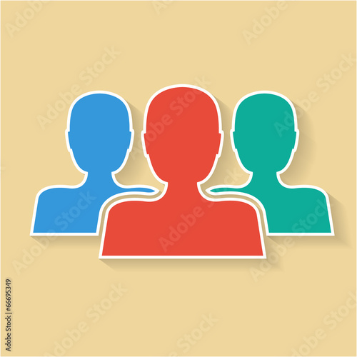 Vector Rainbow Teamwork Background