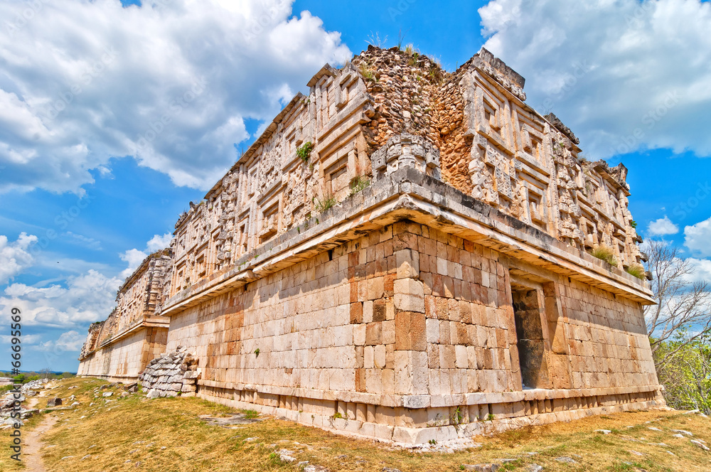 Uxmal ancient mayan city, Yucatan, Mexico