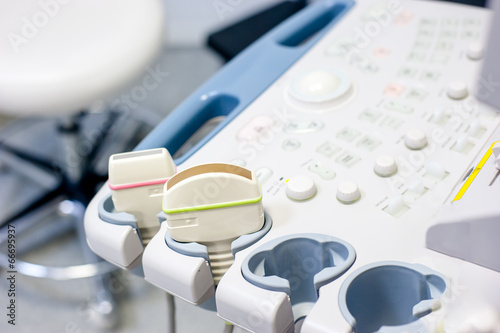 Ultrasound x-ray equipment and details of tools in medical field