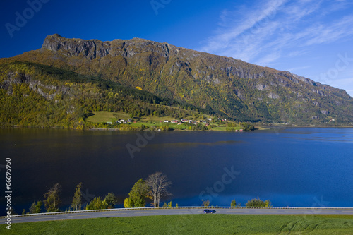 lake Granvin Vatne, Norway photo