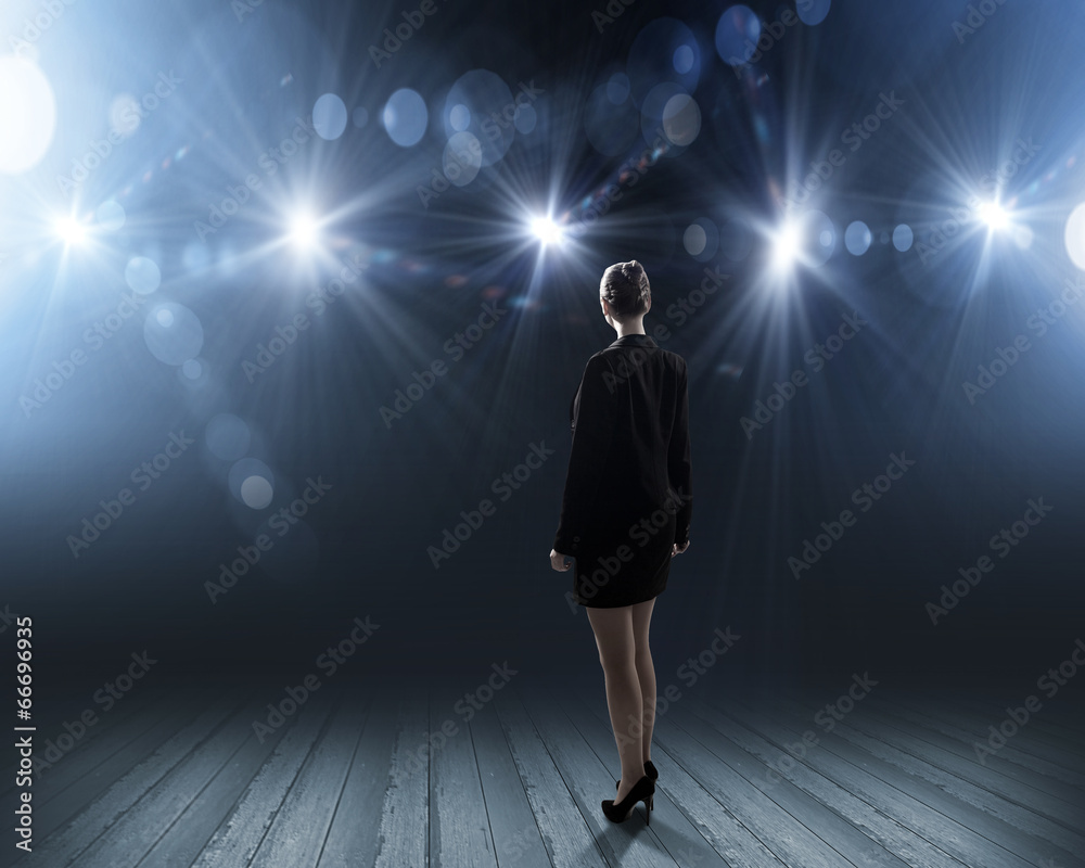 Fototapeta premium Speaker on stage