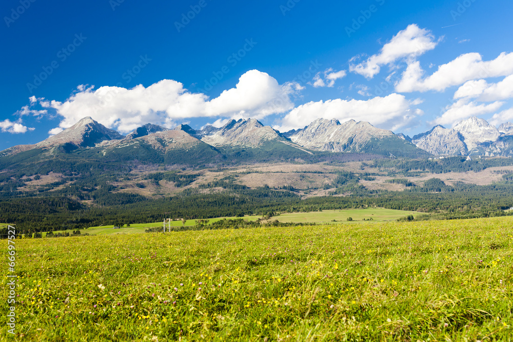 Western part of Vysoke Tatry (High Tatras), Slovakia