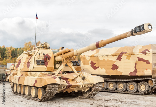 The 152 mm howitzer 2S19 