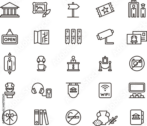 Museum icons