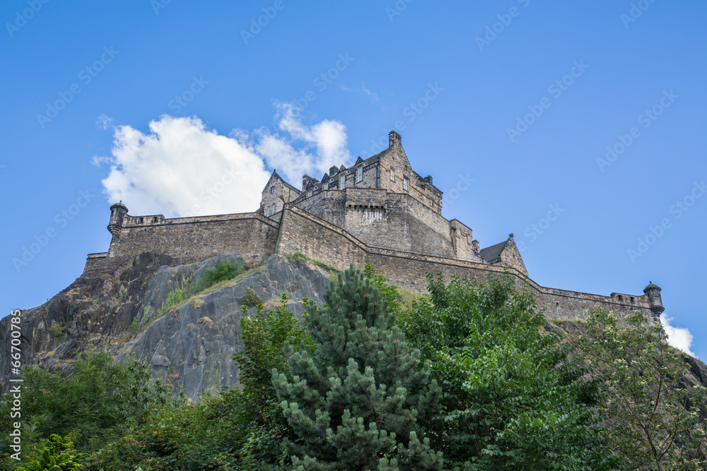 Edinburgh Castle on Rock