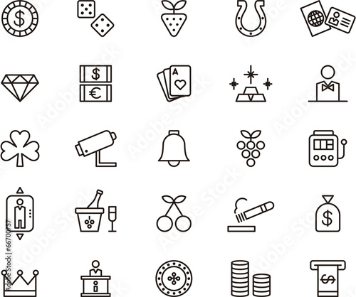 Casino icons