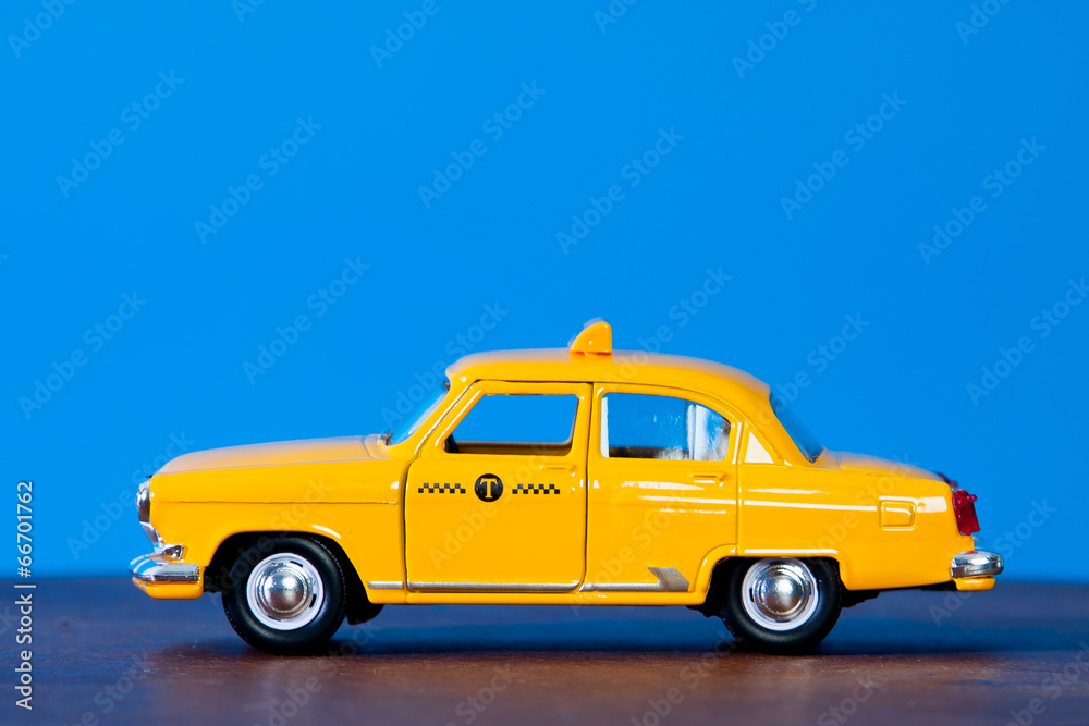 yellow taxi car