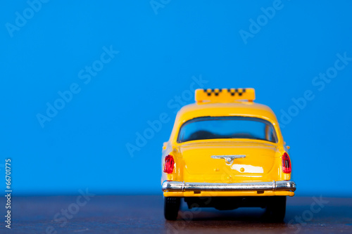 yellow taxi car