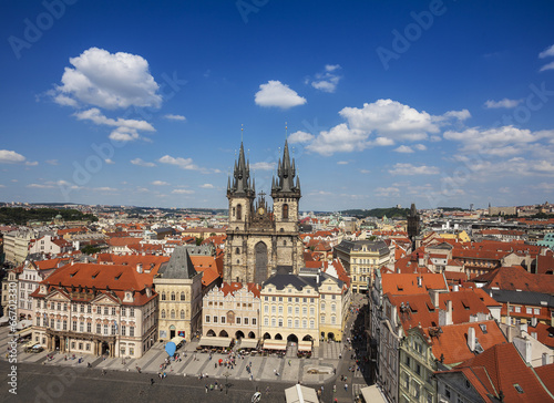 View of Prague, Czech Republic.