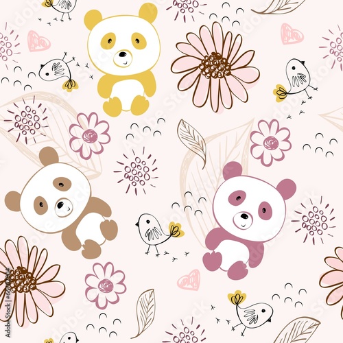 Fototapeta Naklejka Na Ścianę i Meble -  Seamless pattern