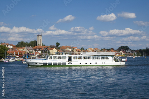 Ship on the lake