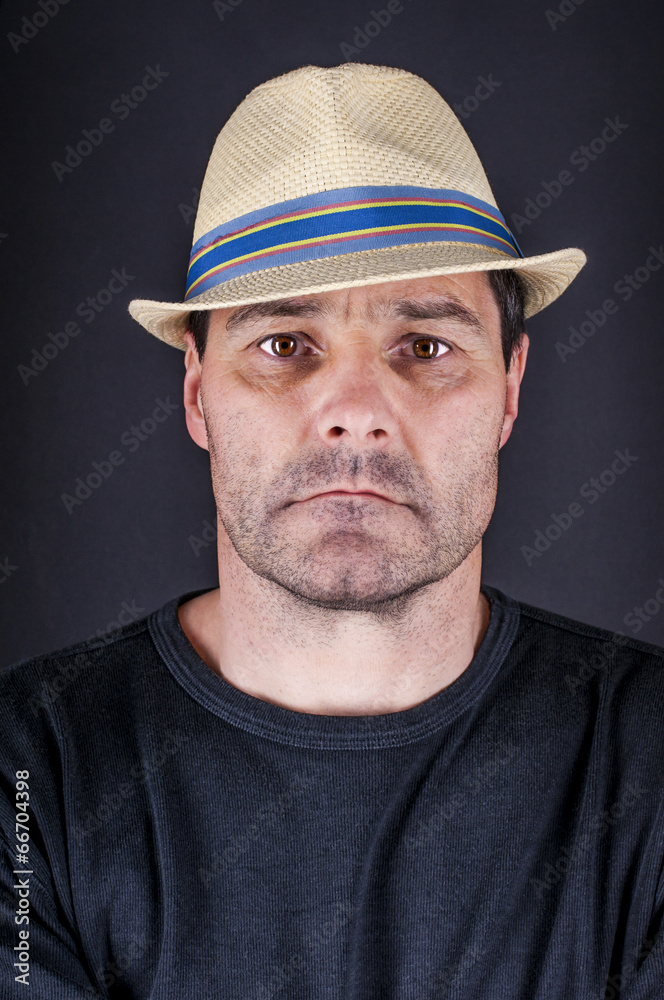Mann mit Hut Mann mit Hut