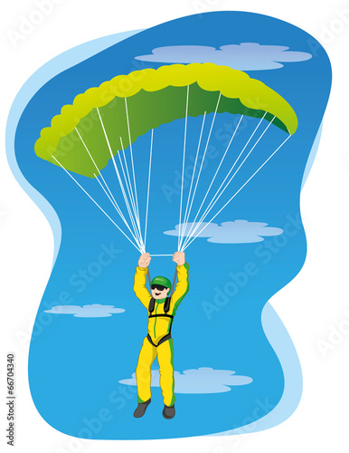 parachute jump