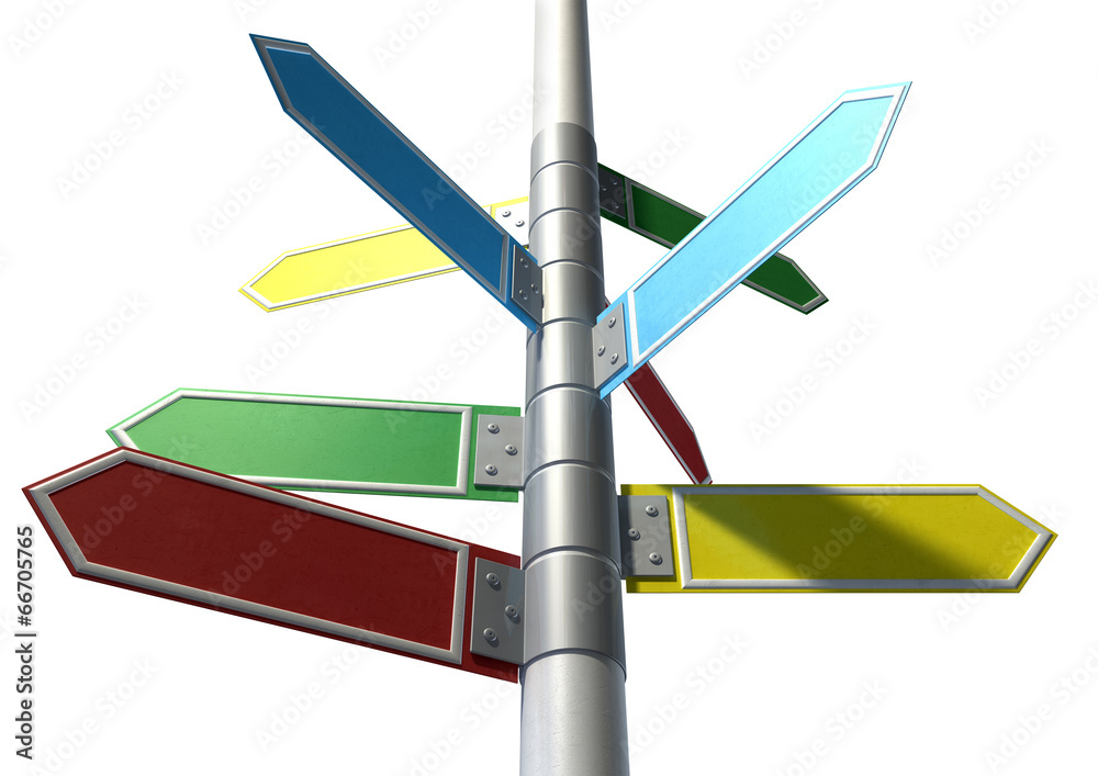 Random Blank Direction Sign Collection Random Blank Direction Sign Collection
