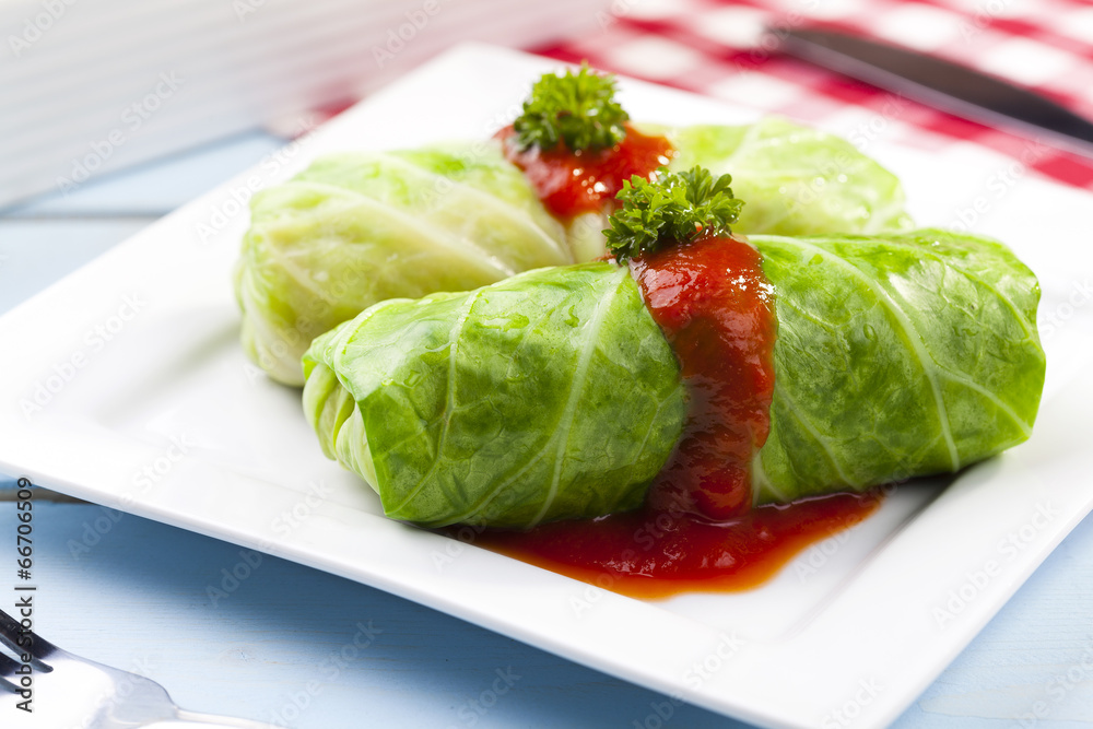 cabbage stuffed with rice and meat cabbage stuffed with rice and meat